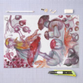 魔法キノコ紅白フローラファンタジー 薄葉紙 (クラフト)