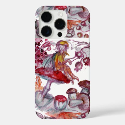 魔法キノコ紅白フローラファンタジー Case-Mate iPhoneケース (裏面)