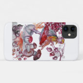魔法キノコ紅白フローラファンタジー Case-Mate iPhoneケース (裏面(横))