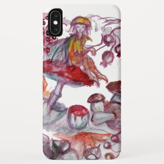 魔法キノコ紅白フローラファンタジー Case-Mate iPhoneケース (裏面)