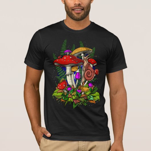 魔法キノコ菌 Tシャツ (正面)