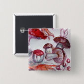 魔法キノコ類詳細 缶バッジ (正面&裏面)