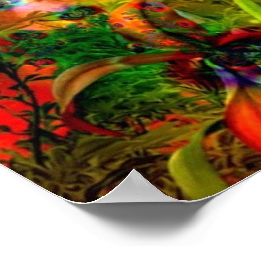 魔法キノコ – ポスター (角)