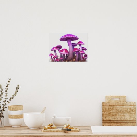 魔法キノコ ポスター (キッチン)