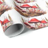 魔法キノコ ラッピングペーパー (ロールコーナー)