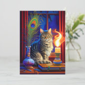 魔法キャットアンドスイング幽霊ハロウィン 招待状 (スタンド正面)