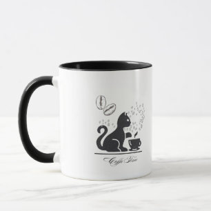 魔法キャットマグカップ – Mystical Black Cat マグカップ