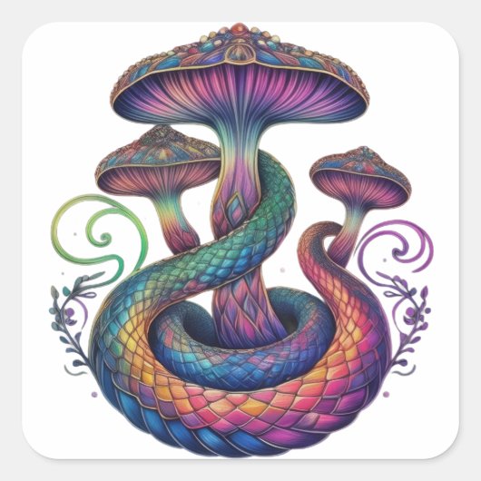 魔法キャップ スクエアシール (正面)