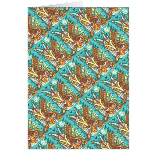 魔法キャンディコーンドラゴン、ハロウィーンファンタジーカード (正面)