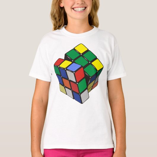魔法キューブボーイマンガール Tシャツ (正面)
