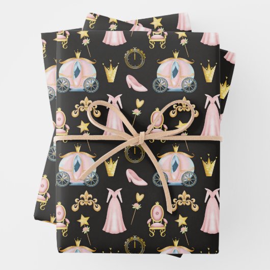 魔法キングダムパターン ラッピングペーパーシート (インサイチュ)