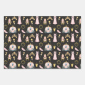 魔法キングダムパターン ラッピングペーパーシート (正面)