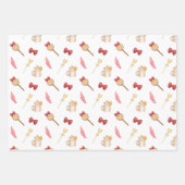 魔法キングダムパターン ラッピングペーパーシート (正面3)