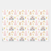 魔法キングダムパターン ラッピングペーパーシート (正面3)