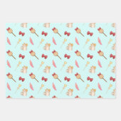 魔法キングダムパターン ラッピングペーパーシート (正面3)