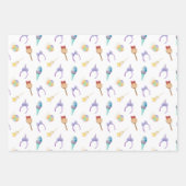 魔法キングダムパターン ラッピングペーパーシート (正面)