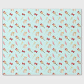 魔法キングダムパターン ラッピングペーパー (フラット)