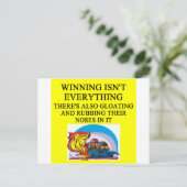 魔法ギャザーとファンタジーゲームジョーク ポストカード (スタンド正面)