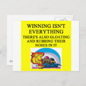 魔法ギャザーとファンタジーゲームジョーク ポストカード (正面/裏面)