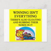 魔法ギャザーとファンタジーゲームジョーク ポストカード (正面)