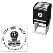 魔法クリスタルボールオンブックスネーム差出人住所 セルフインキングスタンプ (インサイチュ)