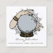 魔法クリスタルボール&ハンズスクエア名刺 スクエア名刺 (正面)