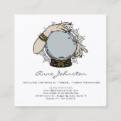 魔法クリスタルボール&ハンズスクエア名刺 スクエア名刺 (裏面)