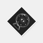 魔法クリスタルボールscry見る目が全てを伝える スタンダードカクテルナプキン (角)