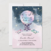 魔法クリスタル不気味ボール心理ジェンダーリビール 招待状 (正面)