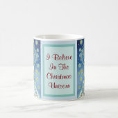 魔法クリスマスユニコーン、ホリデーホースクラシックマグ コーヒーマグカップ (中央)