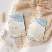 魔法グリッター抽象芸術モダンベビーシャワー エンクロージャーカード