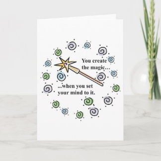 魔法グリーティングカードの作成 カード