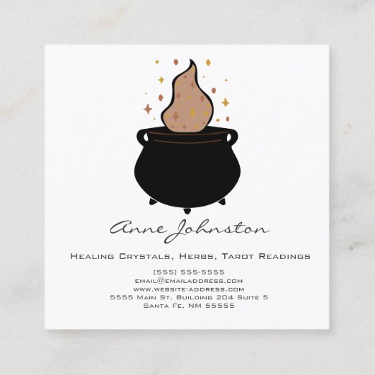 魔法コルドロンスクエア名刺 スクエア名刺 (裏面)