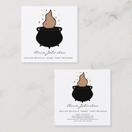 魔法コルドロンスクエア名刺 スクエア名刺 (正面/裏面)