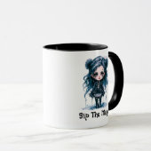 魔法ゴシックの少女ハロウィンマグを飲む マグカップ (正面右)