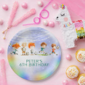 魔法サッカーの誕生日ゲーム ペーパープレート (パーティー)