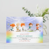 魔法サッカーの誕生日ゲーム 招待状 (スタンド正面)