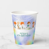 魔法サッカーの誕生日ゲーム 紙コップ (正面)