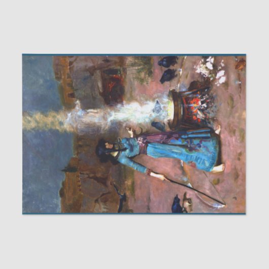 魔法サークルジョンウィリアムウォーターハウス 薄葉紙 (正面)