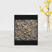 魔法サークルステッカー カード (黄色い花)