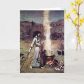 魔法サークル1886ウォーターハウス カード (黄色い花)