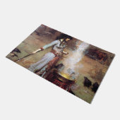 魔法サークル、ジョン・ウィリアム・ウォーターハウス ドアマット (アングル)