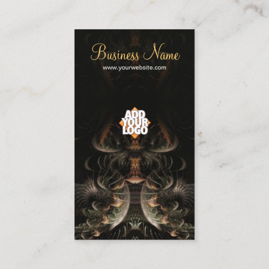 魔法シェルフラクタル名刺 名刺 (裏面)