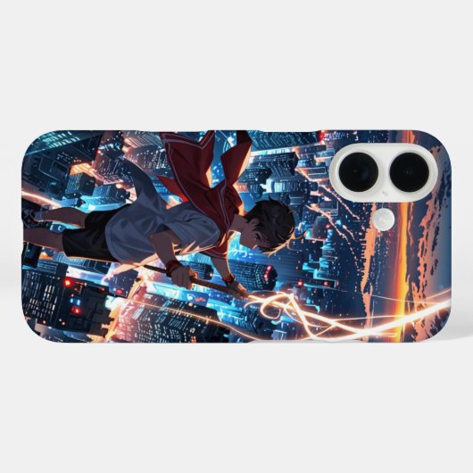 魔法シティボーイ Case-Mate iPhoneケース (裏面 (横))