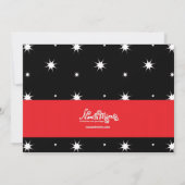 魔法ショーのバースデーパーティ招待状 招待状 (裏面)