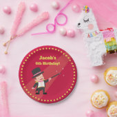 魔法ショーの手品師の男の子の誕生会の供給 ペーパープレート (パーティー)