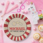 魔法ショーサーカスバースデーパーティー紙プレート ペーパープレート (パーティー)