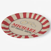 魔法ショーサーカスバースデーパーティー紙プレート ペーパープレート (アングル)