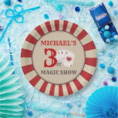 魔法ショーサーカスバースデーパーティー紙プレート ペーパープレート (パーティー)