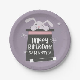 魔法ショーチャイルドバースデーパーティー ペーパープレート